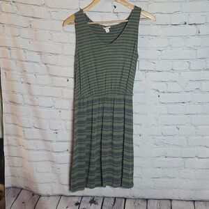 Merona Green Stripped Dress